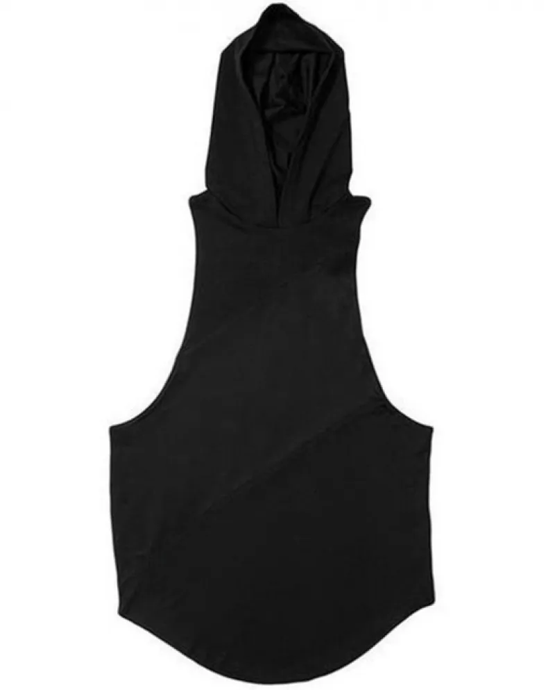 Abbigliamento di marca Bodybuilding Patchwork Fitness Uomo Palestra Canotta con cappuccio Canotta Stringer Abbigliamento sportiv