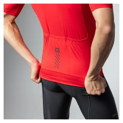 Alé Color Block Short Sleeve Jersey Red