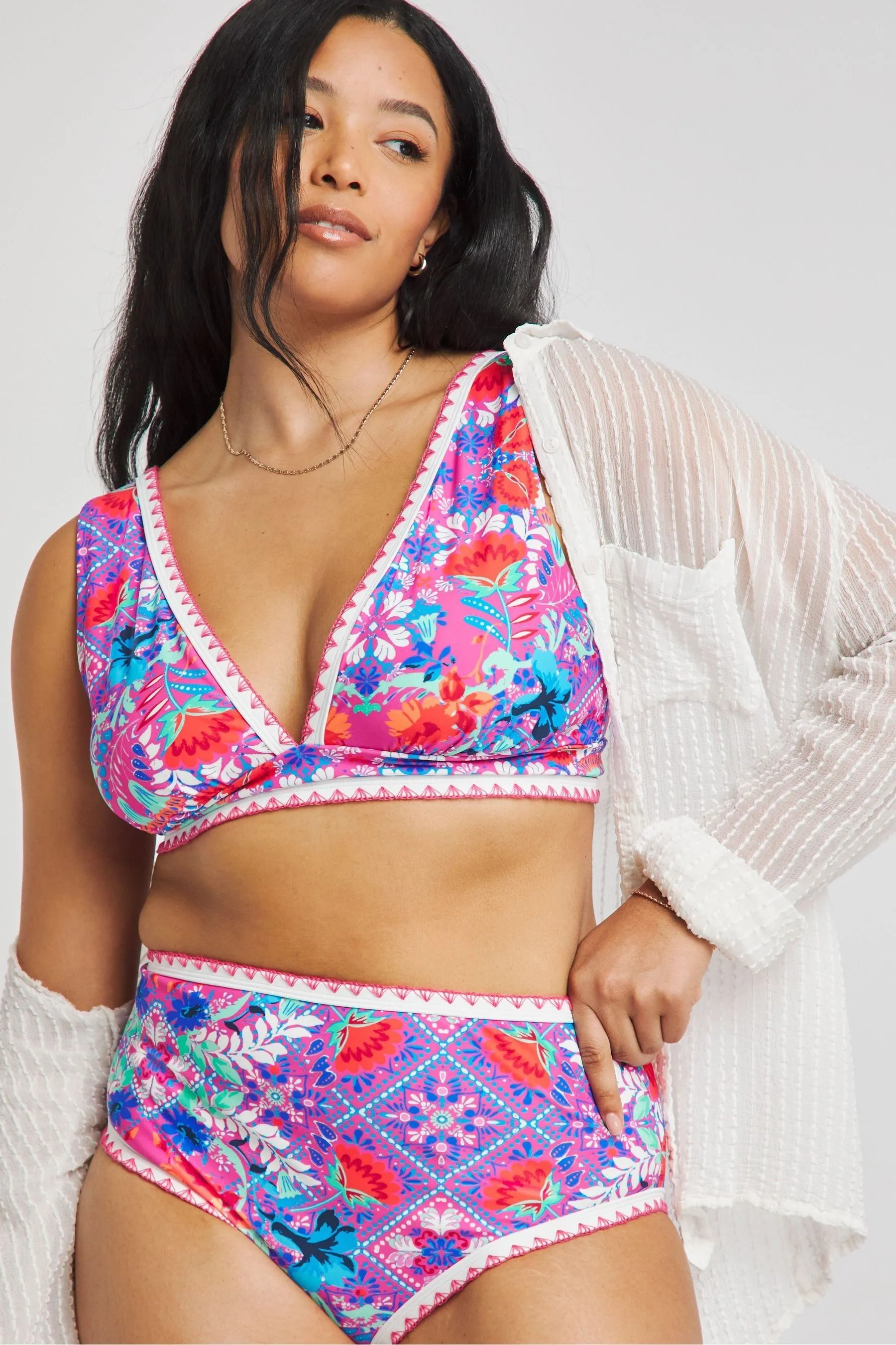 Figleaves Viola - Frida - Slip bikini classico