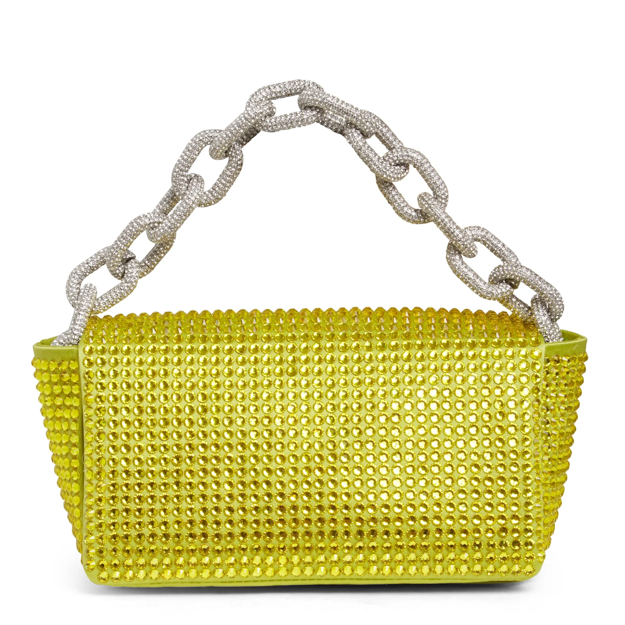 GEDEBE  Borsa mini in tessuto gialla