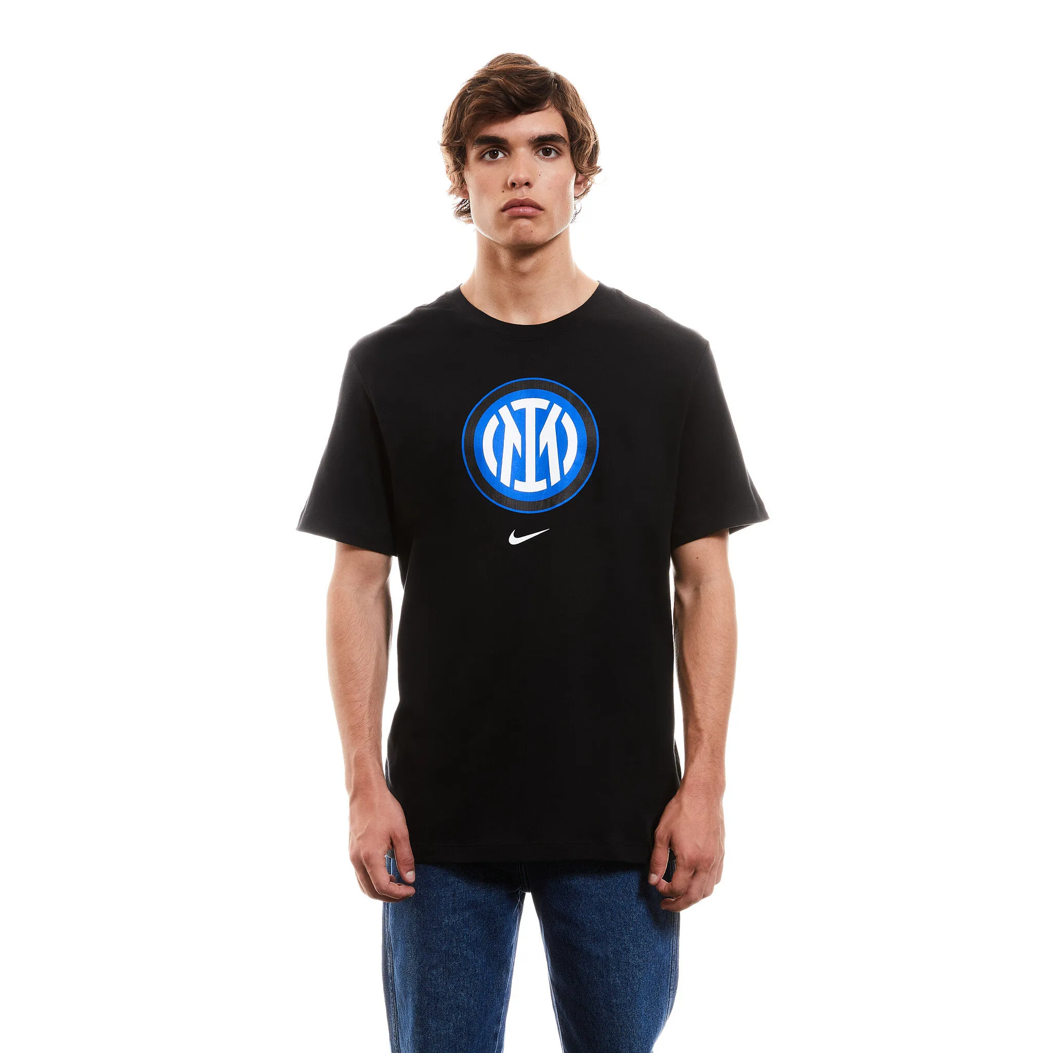 IM NIKE T-SHIRT LOGO CREST NERA UOMO