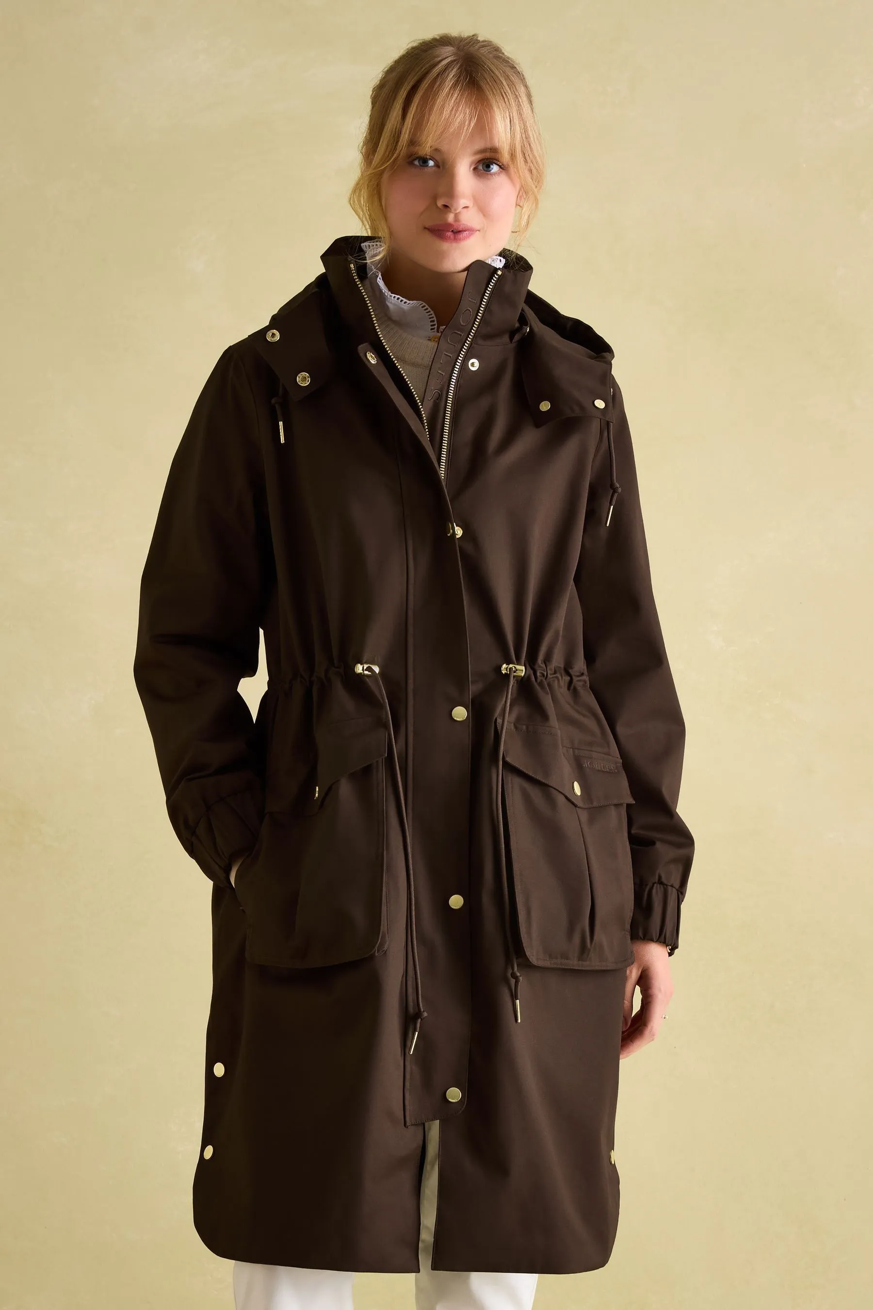 Joules Harpsden - Impermeabile lungo con cappuccio    