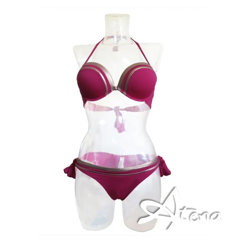  LORMAR Bikini mare Super push-up Double Glam iridescente bronzo