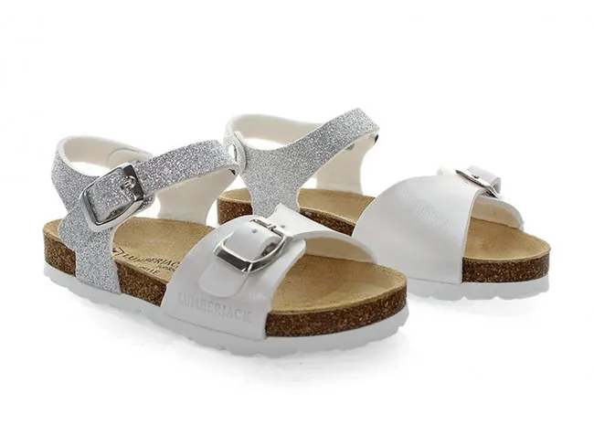 LUMBERJACK SANDALI BAMBINA JUNIOR ESTATE SGB4206-001X65CA001  BIRBA WHITE