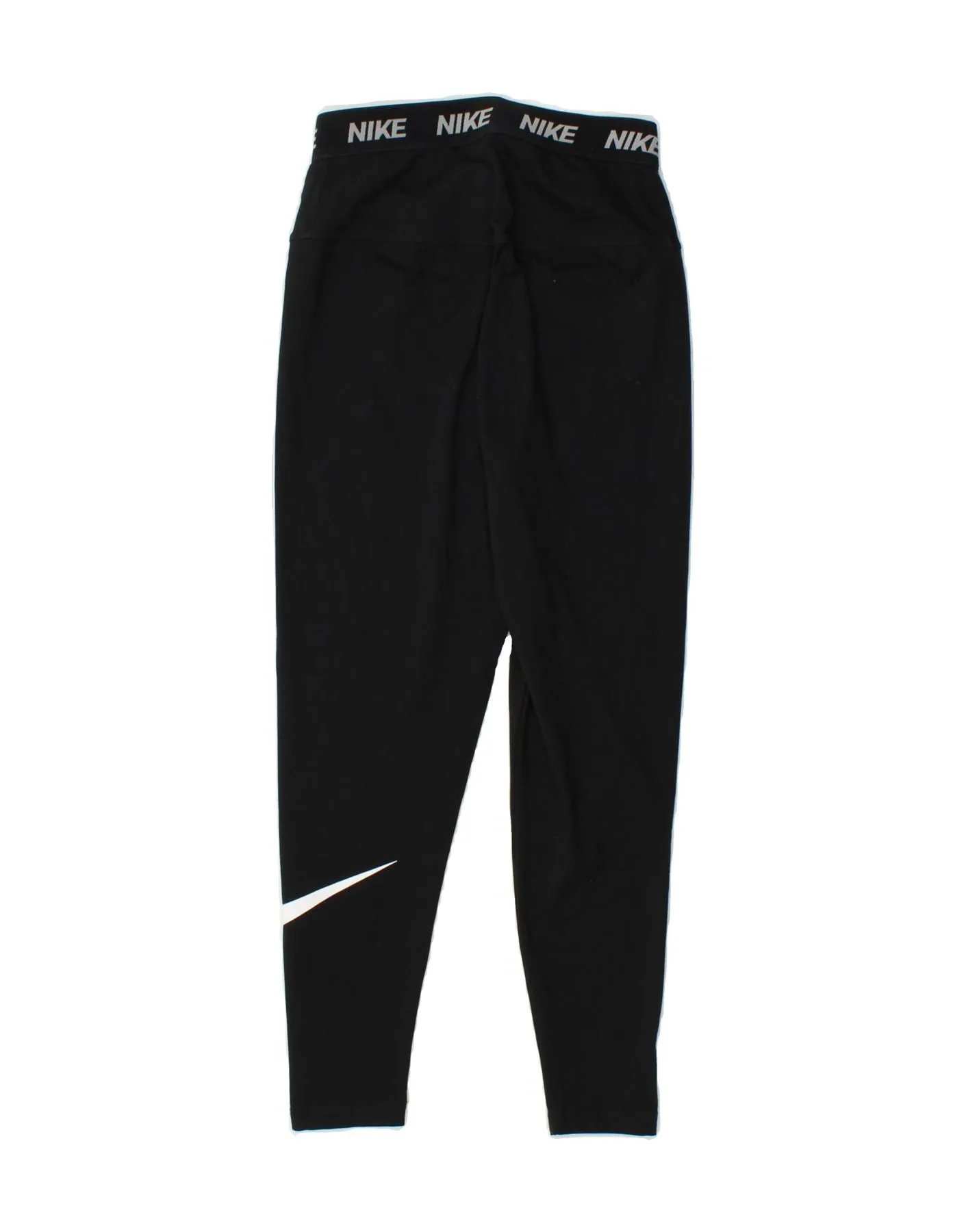 NIKE Womens Dri Fit Graphic Leggings UK 2 2XS  Black