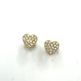 Orecchini Cuore Zirconati