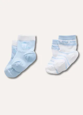 Pack 2 calze in misto cotone neonato